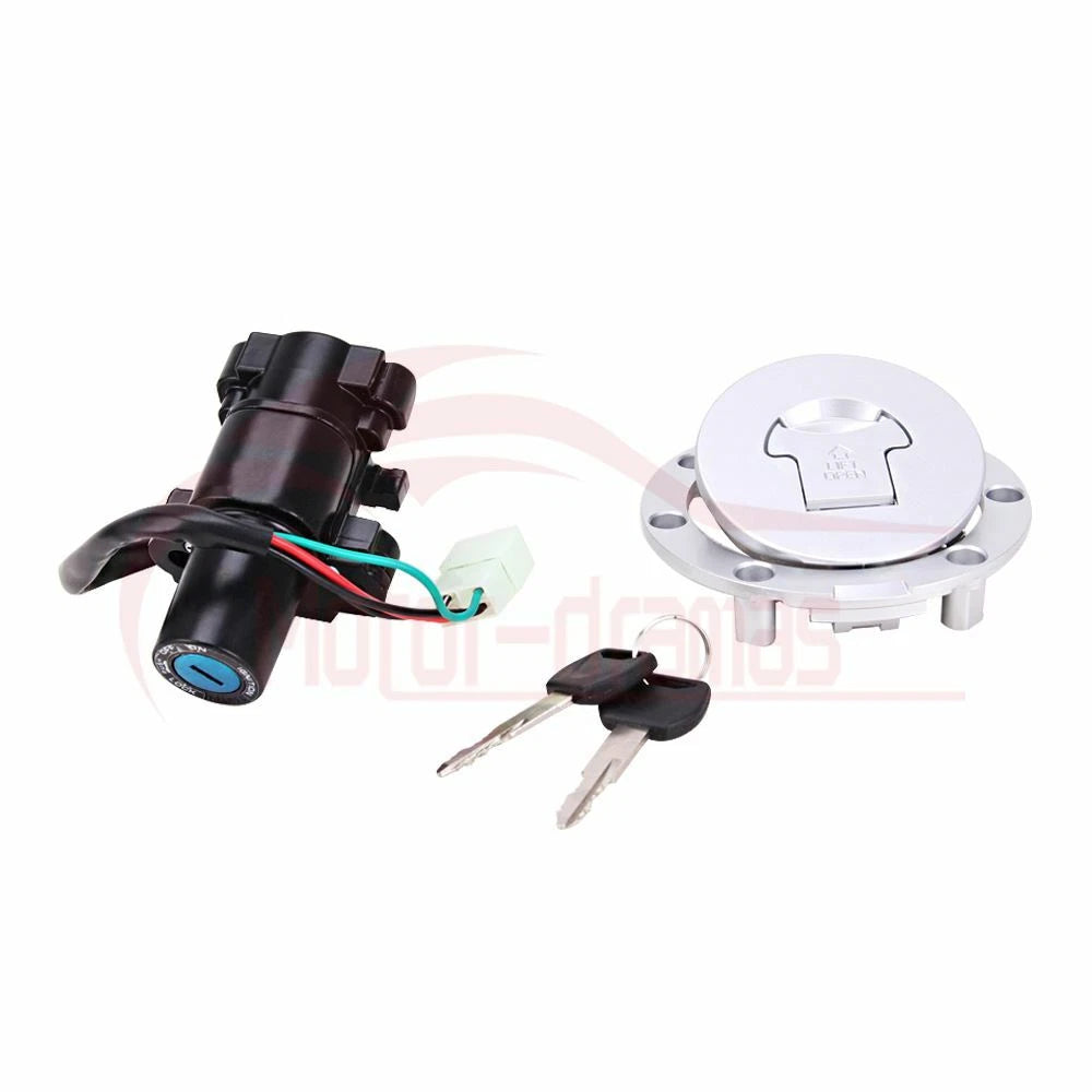 Ignition Switch Fuel Gas Cap Seat Lock Key Set For Honda CBR600F4/F4i 2001-2006