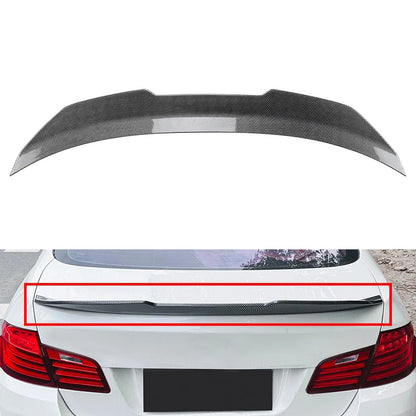 Rear Trunk Spoiler Wing Lip For BMW 5 Series F10 M5 Sedan 2011-2017 Carbon Fiber