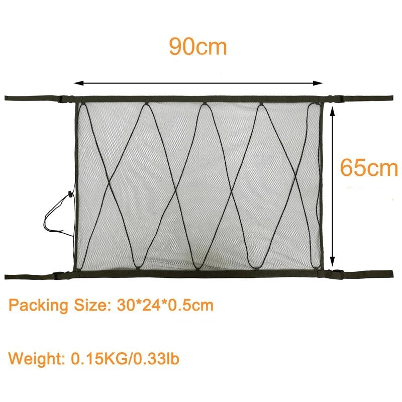 Universal Truck SUV Car Roof Storage Net Bag  Mesh Organizer Holder Accessories
