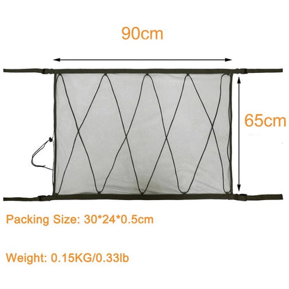 Universal Truck SUV Car Roof Storage Net Bag  Mesh Organizer Holder Accessories