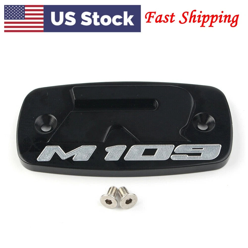 Front Brake Master Cylinder Reservoir Cover Cap for Suzuki Boulevard M109R Black