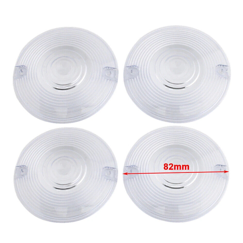 Turn Signal Light Indicator Cover for Harley Davidson Electra Glide Clear Lens