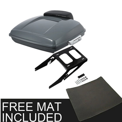 Razor Trunk Pad Mount Rack Fit For Harley Sport Glide FLSB 18-Up 18 19 20 Black