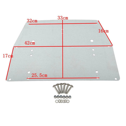 Razor Trunk Backrest Rack & Plate Fit For Harley Touring Glide 97-08