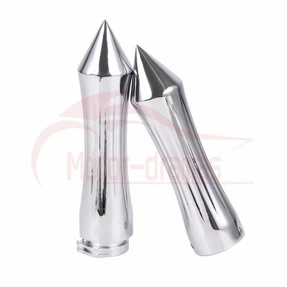 1" Billet Spike Hand Grips Handlebar For Harley Touring Sportster Dyna Softail