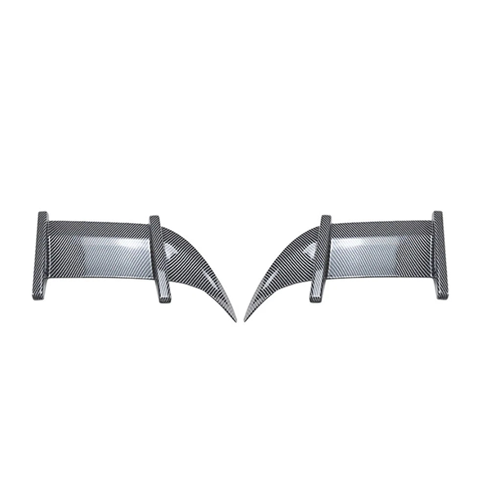 US 2pcs ABS Rear Roof Spoiler Wing Lip For VW Golf MK7 MK7.5 GTD R 2013-2019