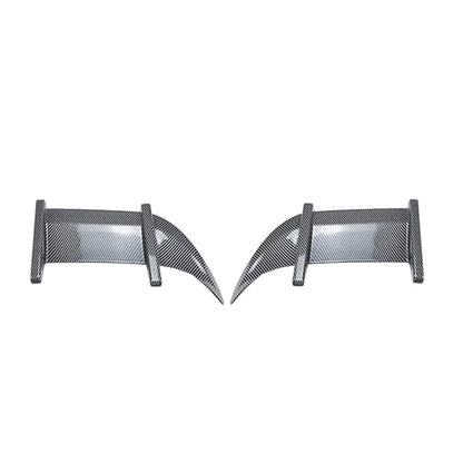 US 2pcs ABS Rear Roof Spoiler Wing Lip For VW Golf MK7 MK7.5 GTD R 2013-2019