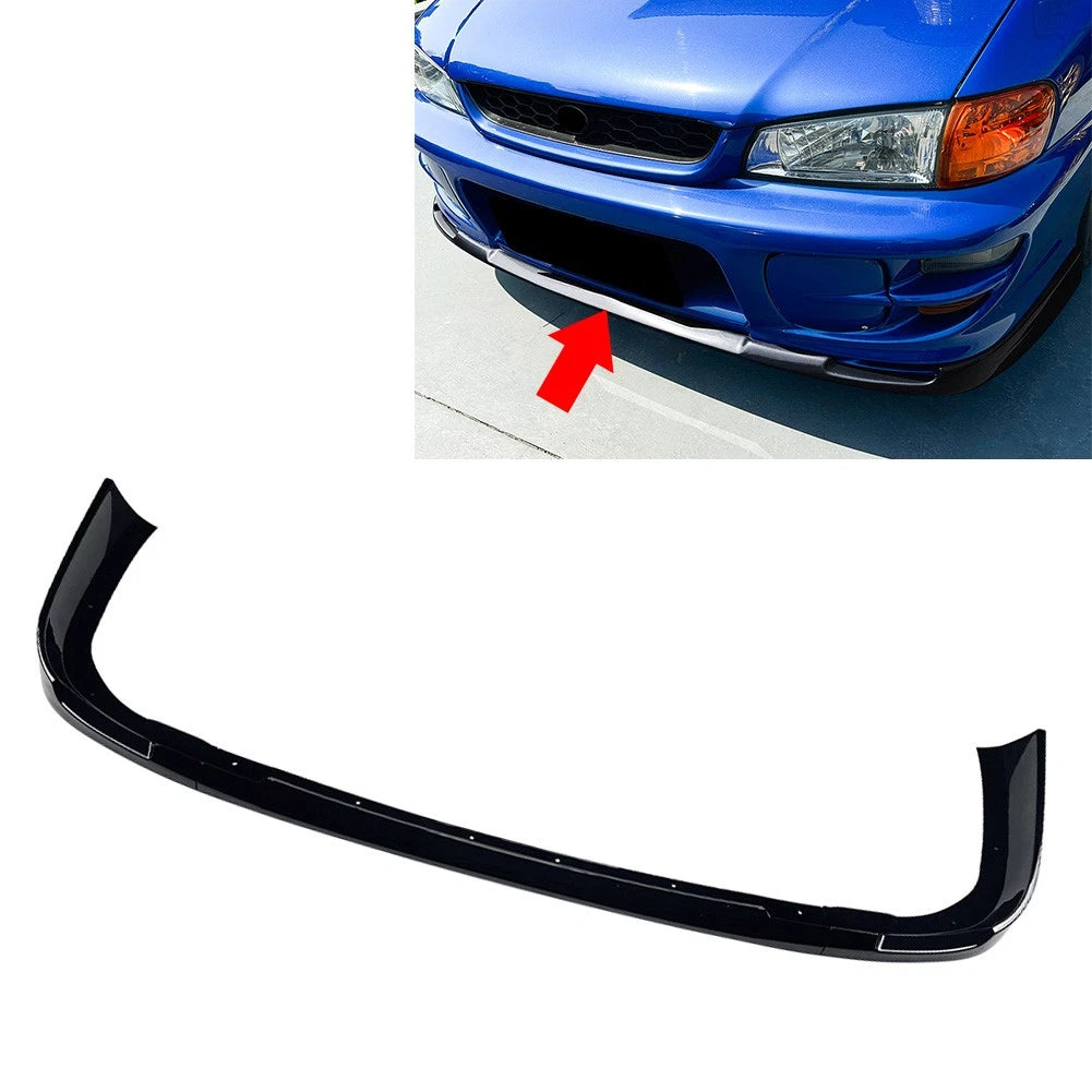 Glossy Black Front Bumper Lip Chin Spoiler For Subaru Impreza WRX STI 1997-2001