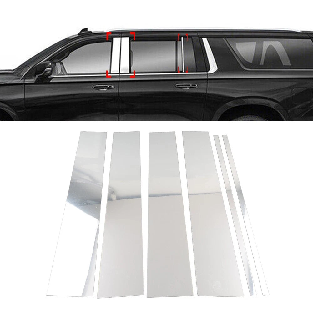 Door Window Pillar Post Trim For Chevrolet Suburban For GMC Yukon XL 2015-2020