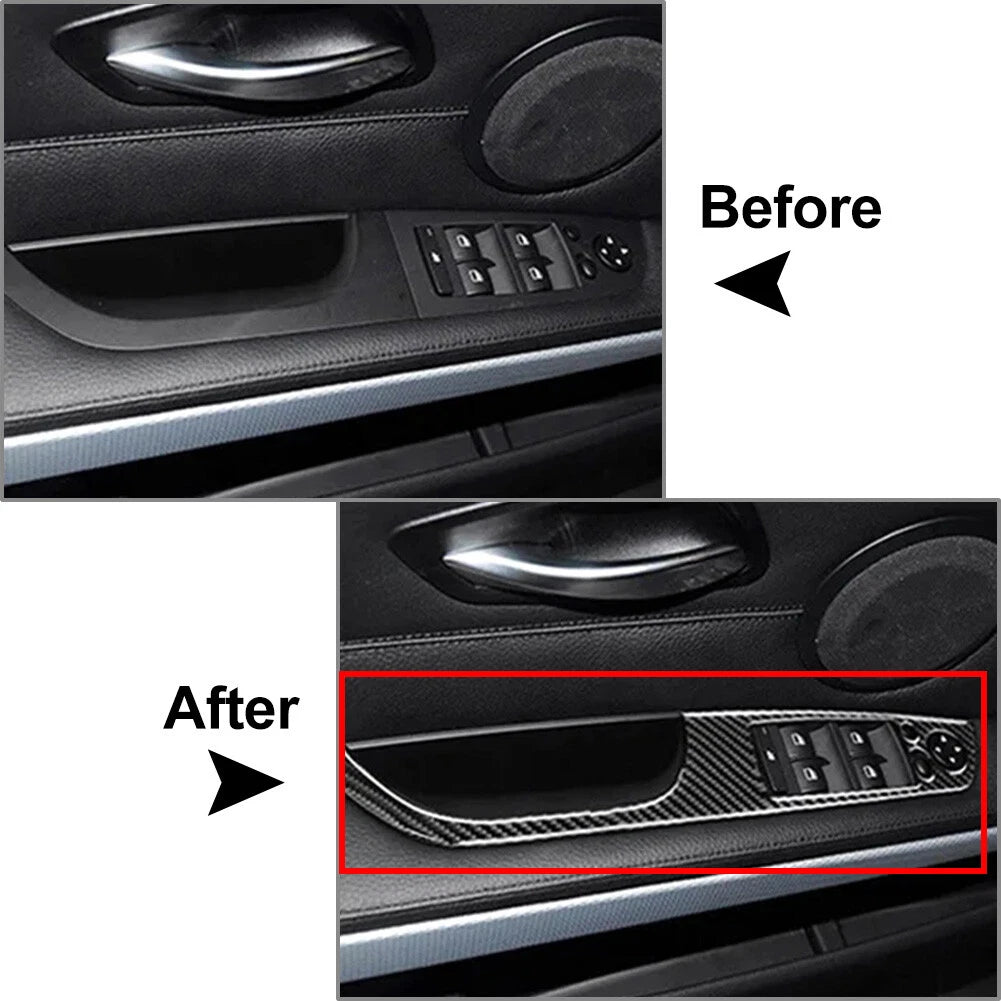 Window Lift Switch Panel Cover Trim LHD Fit BMW 3 Series E90 2005-2012