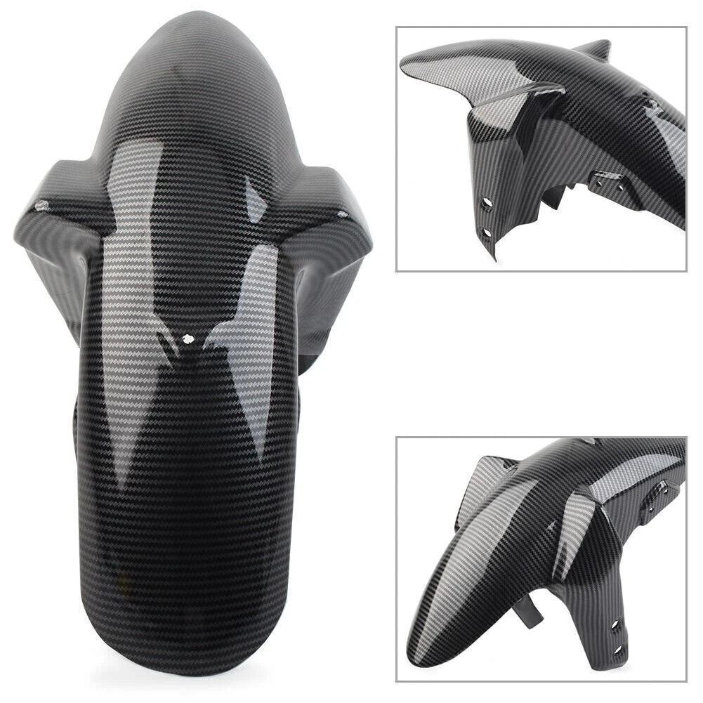 Front Tire Fender Guard Hugger Carbon Fiber ABS For Yamaha MT09 FZ09 2014-2020