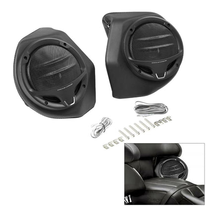 King Trunk Speakers Fit For Harley Trunk Electra Road Glide King 2014-Up Black