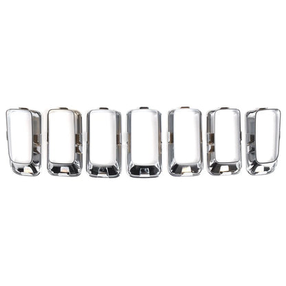 Front Grille Insert Cover Frame Grille Molding Chrome For Jeep Compass 2011-2017