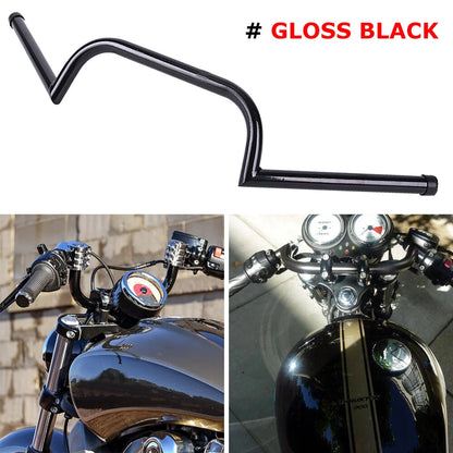 Motorcycle 7/8" Club-man Handlebars Bar Universal For Cafe Racer Chopper Cruiser
