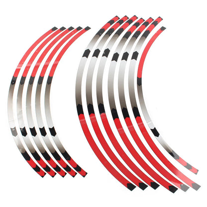 Fit HONDA XR650L 93-2021 XR250l 91-02 Rim Wheel Stripes Decals Tape Stickers red