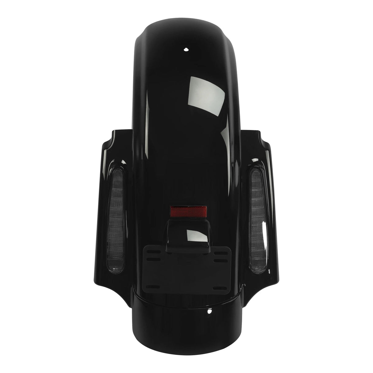 Black Rear Fender LED System Fit For Harley CVO Touring Electra Road Glide 09-13