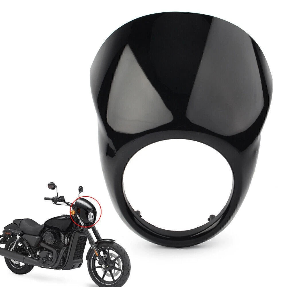 Black Headlight Head Lamp Fairing Frame for Harley Street XG 500 XG750 2014-2022