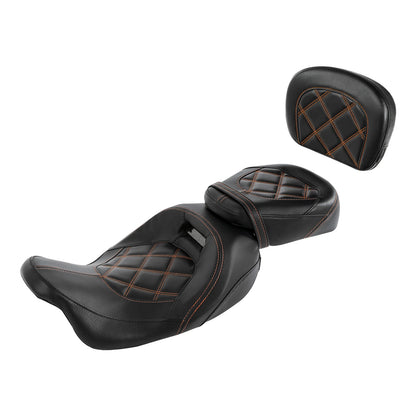 Driver Passenger Seat & Pad Fit For Harley Electra Road Glide King 2009-2023 22