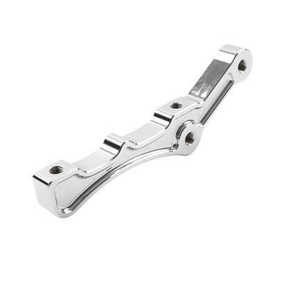 CNC Motorcycle Radial Front Brake Caliper Mount Bracket For Harley Chrome