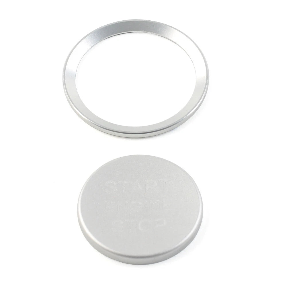 Engine Start Stop Switch Button Cover Trim Fit VW Touran Altas Jetta CC Silver