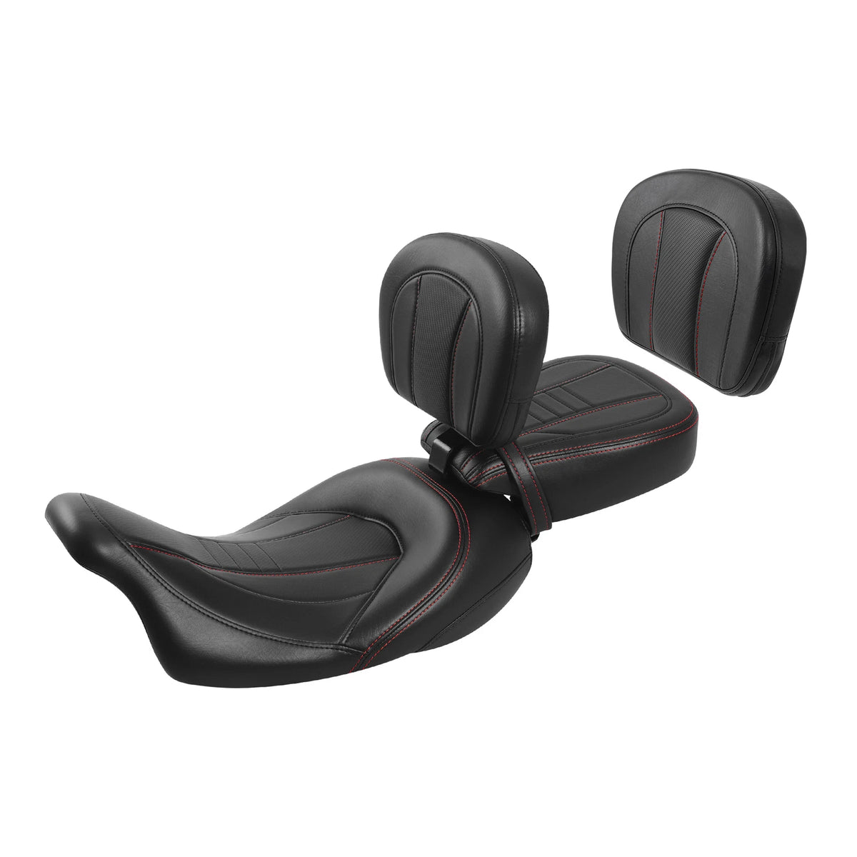 Driver Passenger Seat & Backrest Pad Fit For Harley Touring Road King 2009-2023