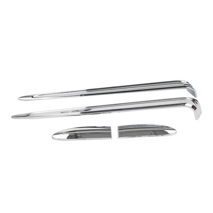 Chrome ABS Hard Saddlebag Lid Accent Fit Harley Street Glide FLHX Road King FLHR