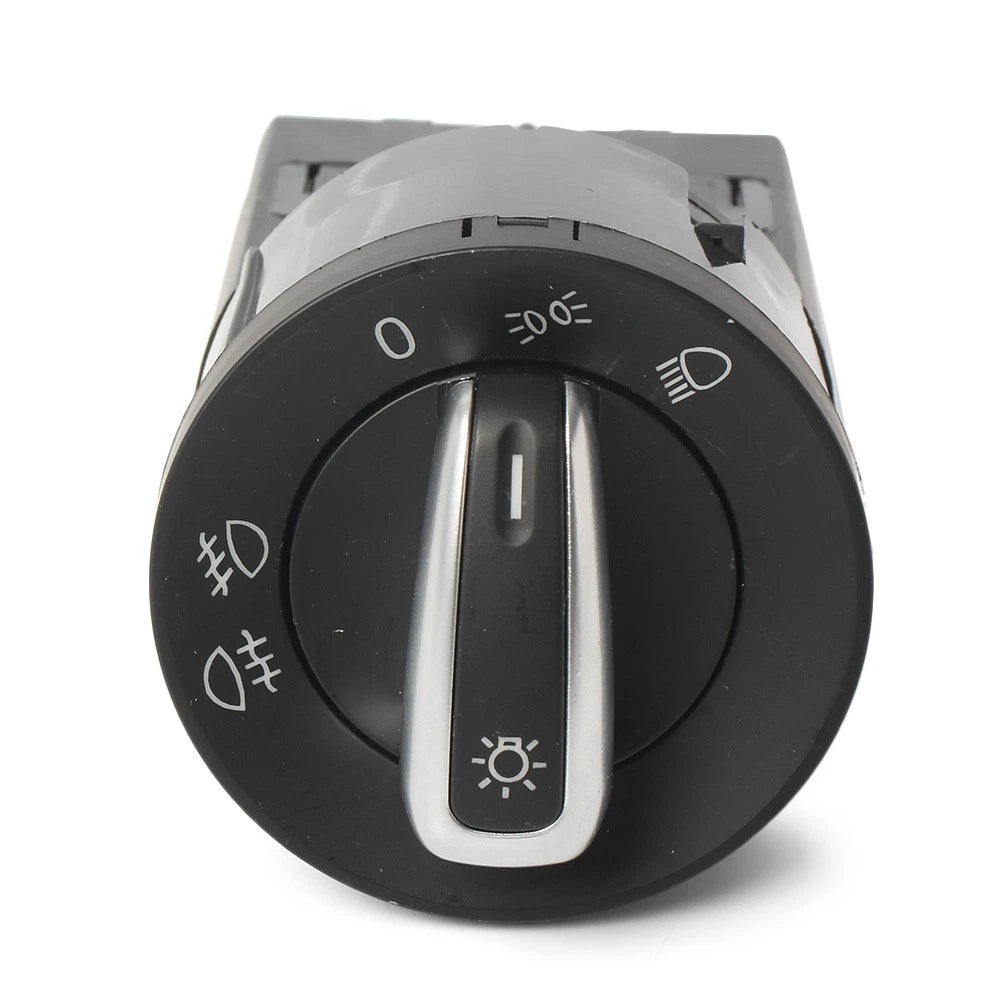 Chorme Head Light Switch Control for 1998-2004 Passat B5 B5.5 & 1995-2005 Sharan