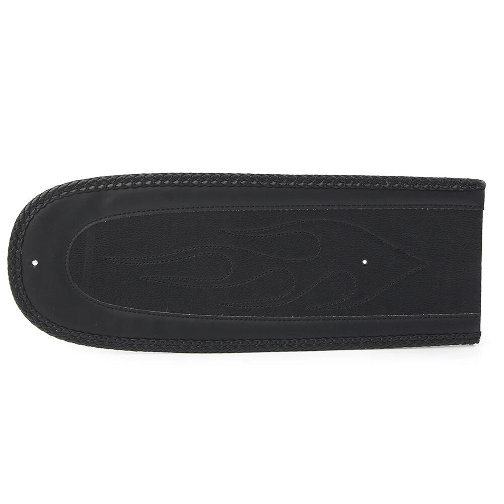Rear Flame Fender Bib Skin Solo Seat For Harley Dyna Street Bob 2006-2017 Black