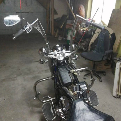14" Rise Ape Hanger Handlebar For Harley FLST FXST Sportster XL Custom Dyna