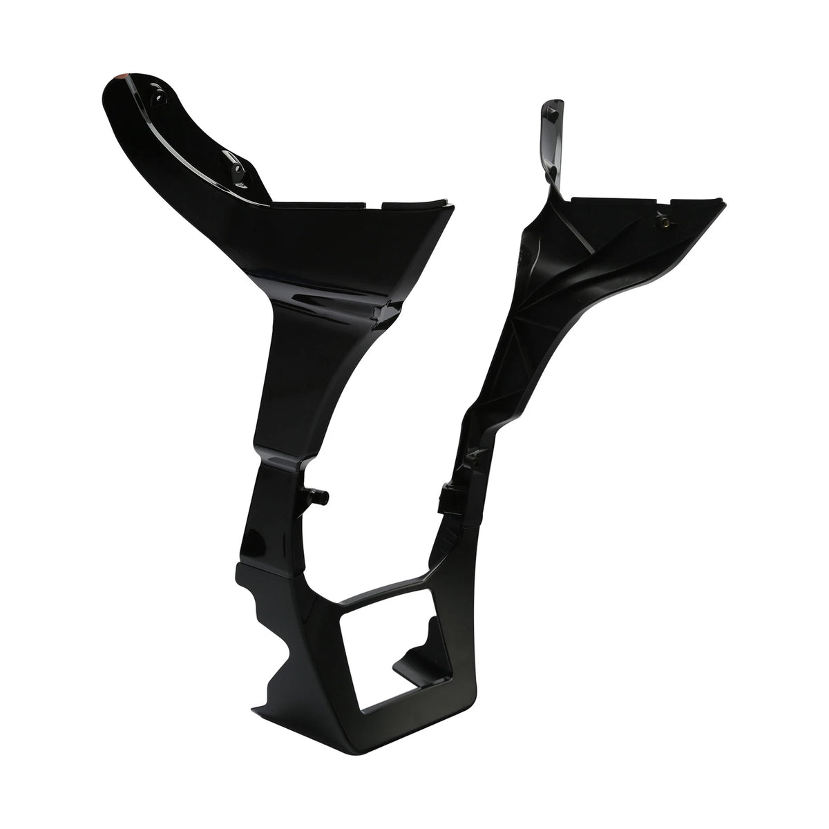 Vivid Black Fairing Spoilers Cover Fit For Harley Touring Road Glide FLTRX 17-Up