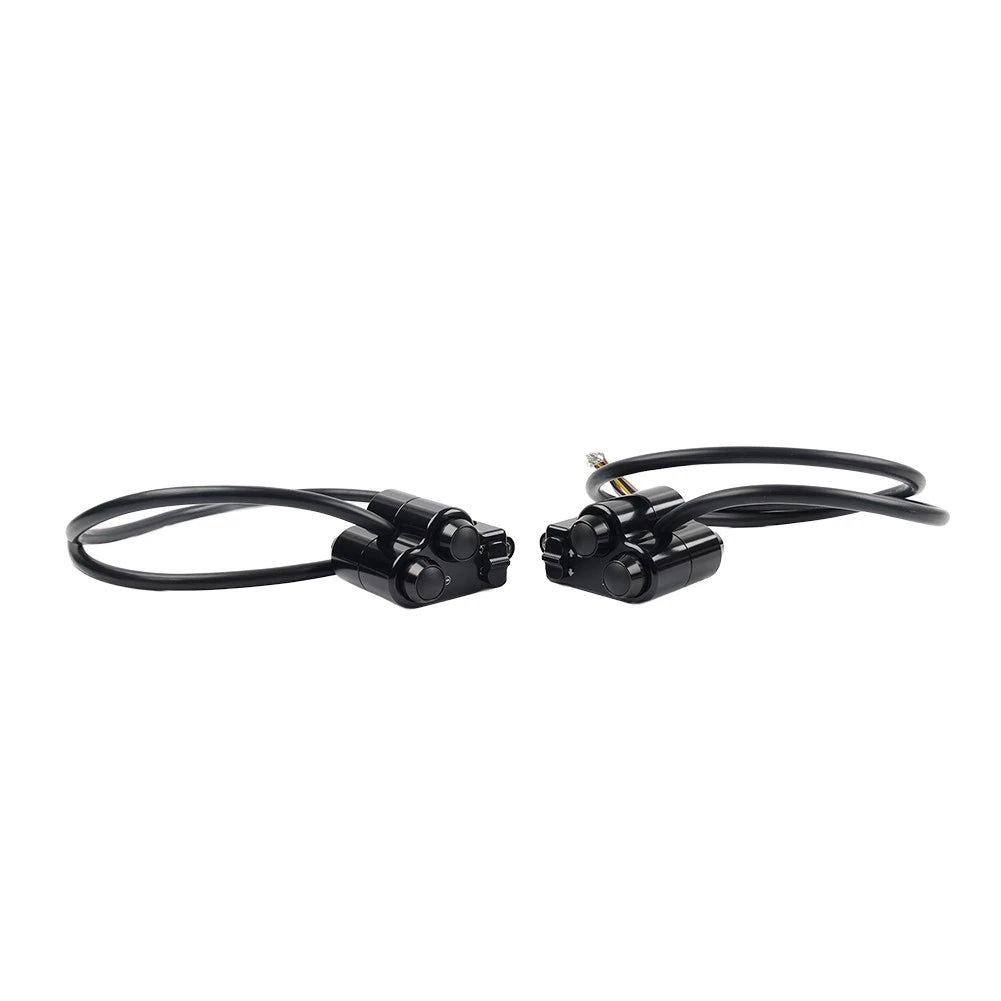 Motor CNC 1" 25mm Handlebar Switch Controls Housing For Harley Universal Black