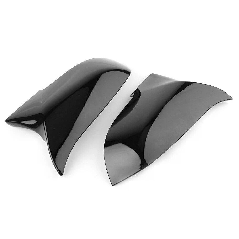 2 x Rearview Mirror Cover Caps Black Protect Fit BMW F20 F21 F30 F31 F32 F34 E84