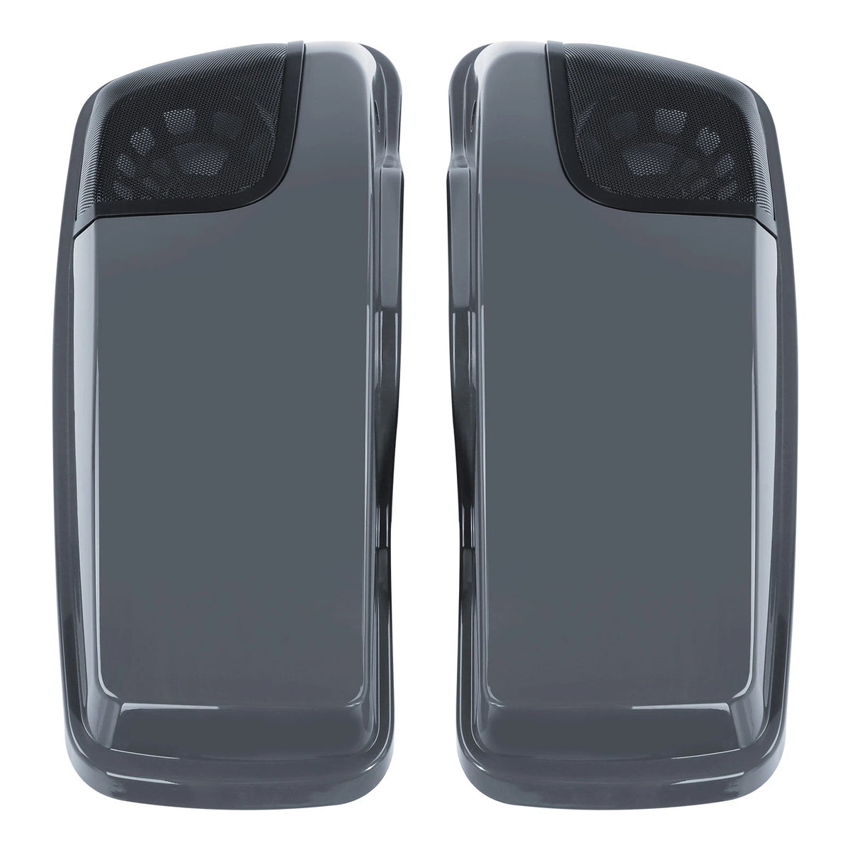 Saddlebag Lids 5X7"Speakers Cutout For Harley CVO Street Glide 14-24Gunship Gray