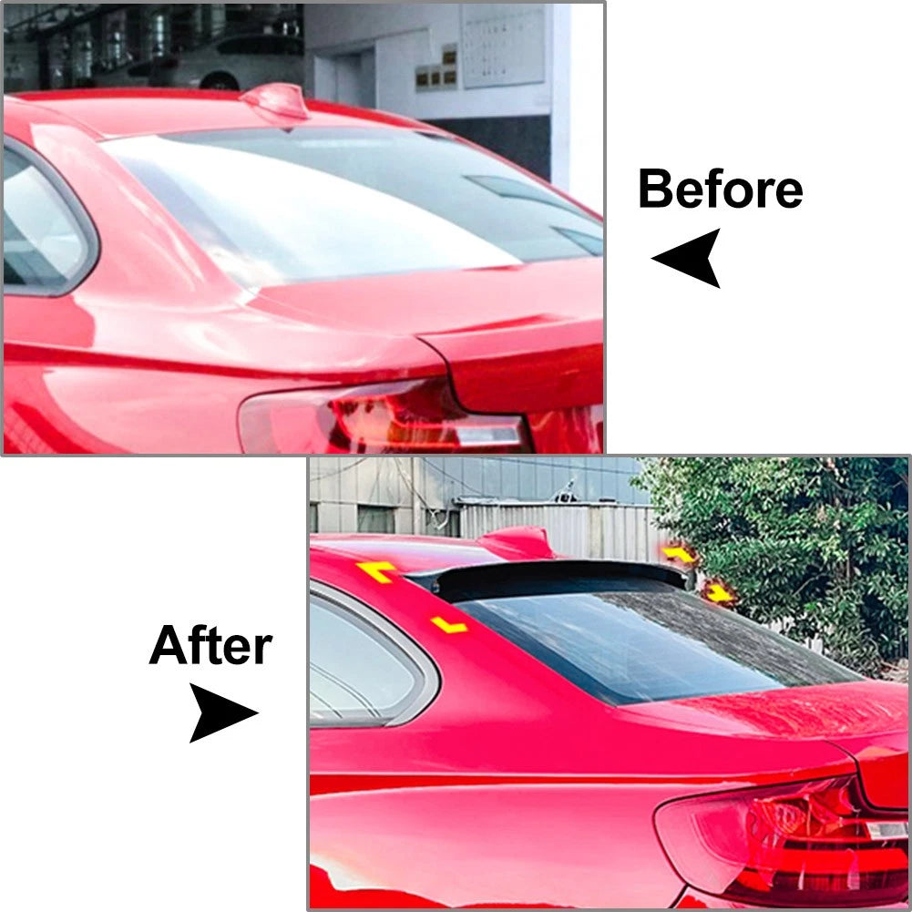Rear Roof Spoiler Wing Trunk Upper Lip For BMW 2 Series F22 F87 M2 2014-2019