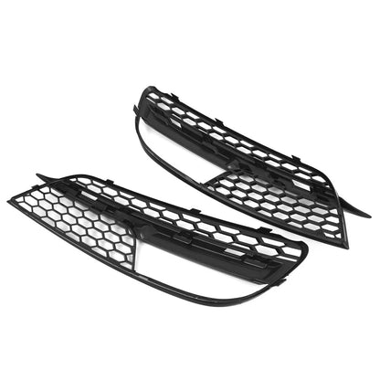 Honeycomb Front Bumper Fog Light Grille For Audi A5 Regular Model 2012-2016