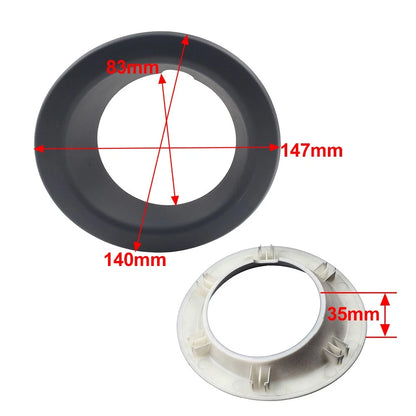 1 Pair Fog Light Lamp Bezel Cover Fit For Land Rover Range Rover Sport 2005-2009