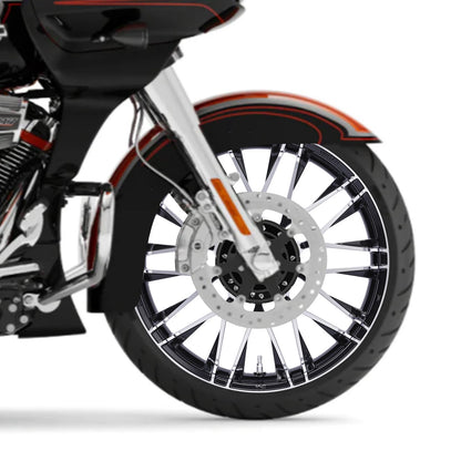 21" Front 18" Rear Wheel Rim For Harley Touring Street Road Glide King 08-23 ABS