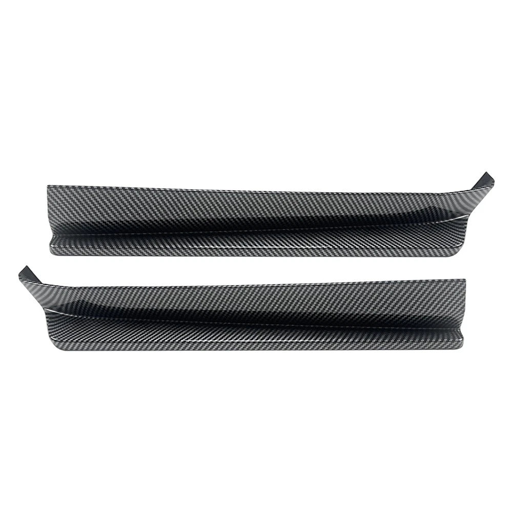 Carbon Fiber Pattern Rear Bumper Side Aprons Spats For Suabru WRX STI VA 2015-21