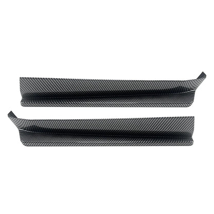 Carbon Fiber Pattern Rear Bumper Side Aprons Spats For Suabru WRX STI VA 2015-21