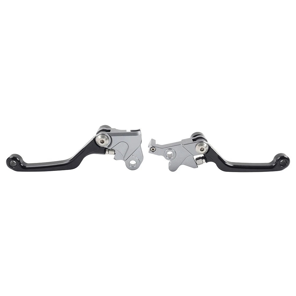 Pair Pivot Brake Clutch Lever For YAMAHA WR 250F WR 450F 01-16 WR250F WR450F Blk