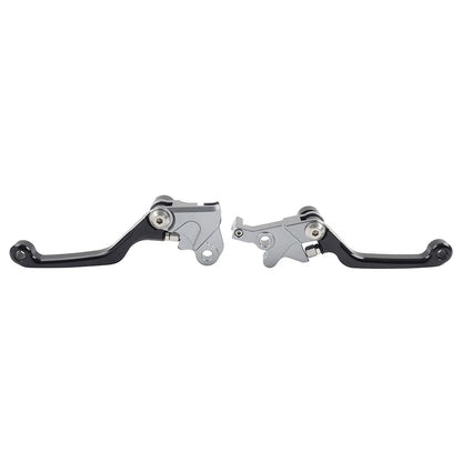 Pair Pivot Brake Clutch Lever For YAMAHA WR 250F WR 450F 01-16 WR250F WR450F Blk