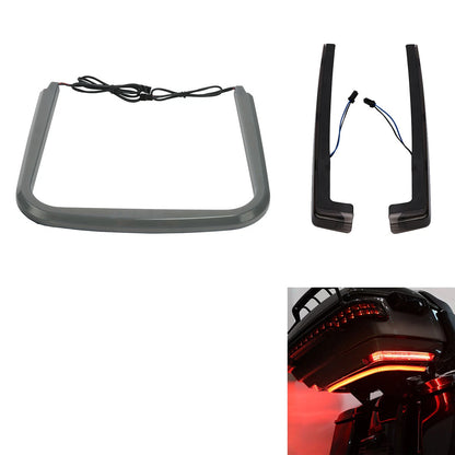 King Trunk LED Brake Light Side Lights Fit For Harley Electra Glide 2014-Up