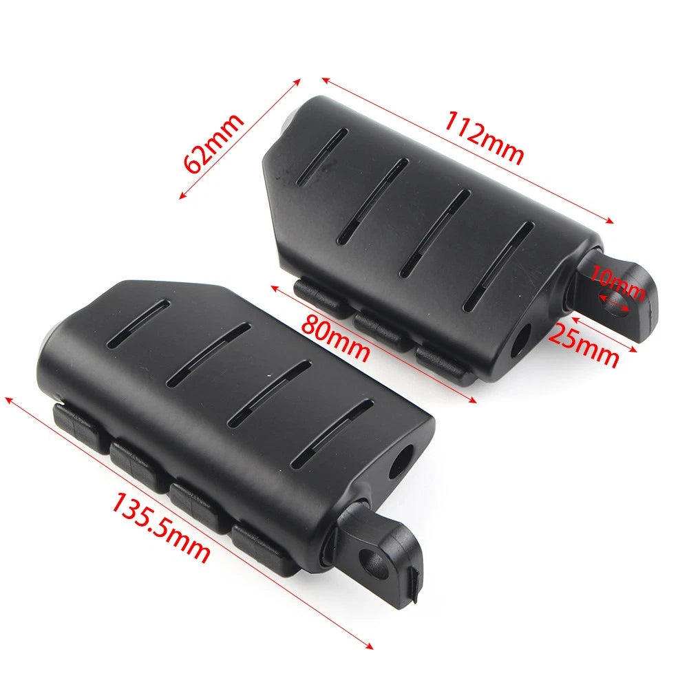 US Universal 1.25" Male Foot Pegs Footrest Pedal Fit Harley Iron XL 883 Dyna