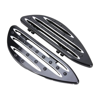 CNC Driver Passenger Stretched Floorboard For Harley Touring CVO Softail FL Dyna