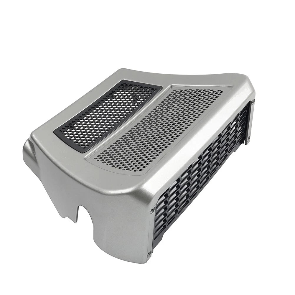 Radiator Chin Cover Lower Spoiler Grey For Harley CVO Road Street Glide 2023-25