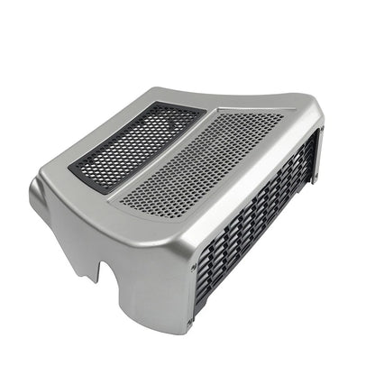 Radiator Chin Cover Lower Spoiler Grey For Harley CVO Road Street Glide 2023-25