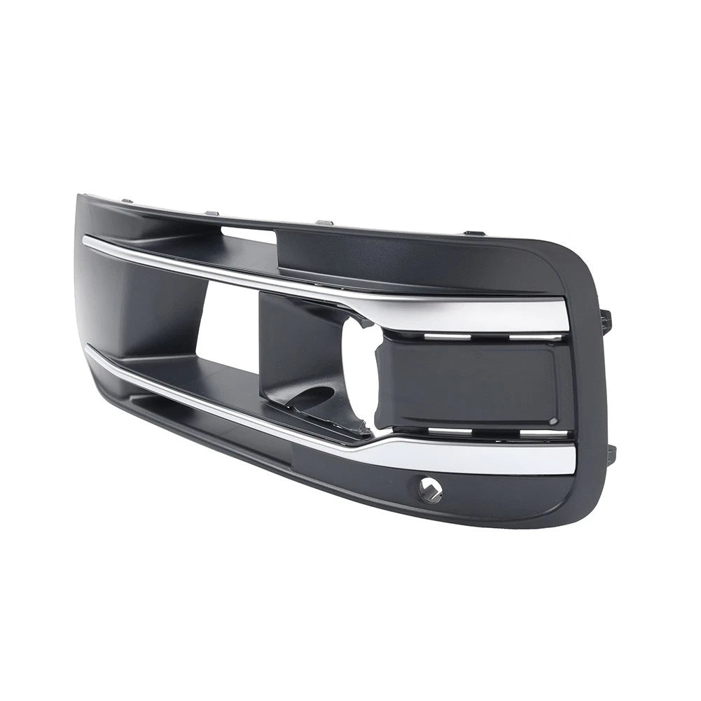 1 Piece Left Side Front Bumper Fog Light Grille Cover Fit For Audi Q7 2016-2019
