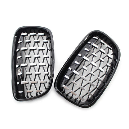 Front Black Grille Chrome  Meteor Latest Style Fit BMW 1 Series F20 F21 11-14