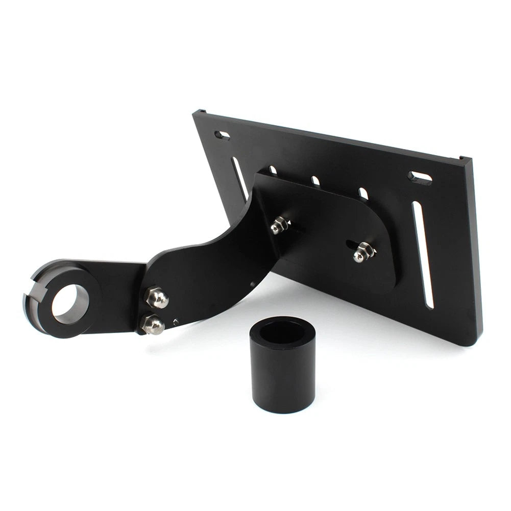 Blk License Plate Bracket Kit For Harley Softail Fat Boy Breakout Dyna 2018-2022