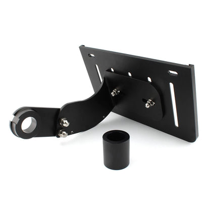 Blk License Plate Bracket Kit For Harley Softail Fat Boy Breakout Dyna 2018-2022